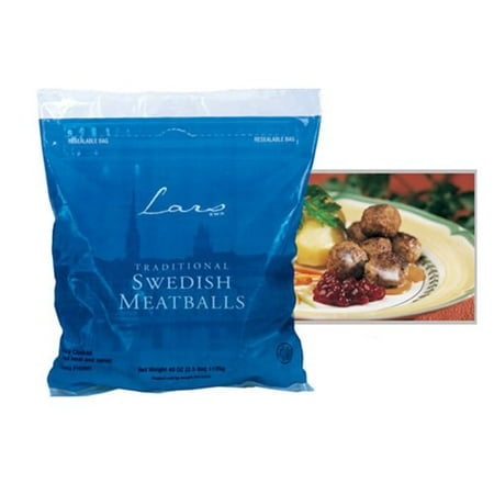 Swedish Meatballs by Lar's Own - 2.5 Pound Bag (2.5