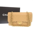 thumbnail image 2 of Pre-Owned Chanel Matelasse 25 double flap caviar leather shoulder bag with..., 2 of 10