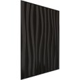 thumbnail image 2 of Ekena Millwork 19 5/8"W x 19 5/8"H Shoreline EnduraWall Decorative 3D Wall Panel, Universal Metallic Carbon Mist (Covers 2.67 Sq. Ft.), 2 of 6