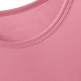 thumbnail image 4 of Jalioing Women's Summer Pajama Shirt Plus Size Comfy Basic Short Sleeve Crew Neck T Shirt Loose Plain Sleep Tee, 4 of 6