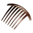 thumbnail image 4 of Unique Bargains 2 Pcs French Twist 7 Teeth Comb Small Side Combs Teeth Hair Combs Hair Clip Comb Resin 4.1"x3.31" Brown, 4 of 7