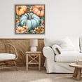 thumbnail image 3 of Stupell Industries Shabby Chic Three Pumpkins & Florals Brown Floating Frame Canvas Art, 25 x 25, by Creative Studio, 3 of 8