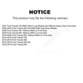 thumbnail image 2 of CMX Front Ceramic Disc Brake Pads CMX-D1774 for Car Ford Transit-250 Transit-150 Transit-350 HD, 2 of 9