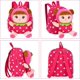 thumbnail image 2 of Mochila linda para niños pequeños, muñeco de peluche, juguete, merienda, bolsa de viaje, preescolar S, 2 of 5