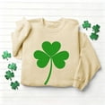 thumbnail image 6 of St. Patrick's Day Sweatshirt for Women Crewneck Long Sleeve Classic Solid Shamrock Graphic Relaxed Fit Comfy Cotton Blend Irish Holiday Clothes, 6 of 6