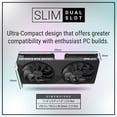 thumbnail image 3 of PNY NVIDIA GeForce RTX™ 5070 Ti Slim Dual-Fan, Dual-Slot OC Graphics Card (16GB GDDR7, 256-bit, Boost Speed: 2572 MHz, PCIe® 5.0, HDMI®/DP 2.1, NVIDIA Blackwell Architecture, DLSS 4.5), 3 of 19