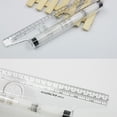 thumbnail image 5 of 30cm Parallel Ruler Multifunctional Drawing Parallel Rolling Push Ruler Protractor Scale Ruler, 5 of 6