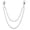 YL0003-01, variant on YANONELRY Baseball Beads Wallet Chain Bag Charm Chain Keychain - Sparkly Ceramic Beads Bohemian Pants Chains - for Women Gift Clothing Bag Accessories