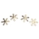 thumbnail image 3 of Juego de 200 piezas de decoración de copos de nieve de Navidad, suministros de fiesta de confeti de mesa de tela no tejida (juego de 200 piezas dorado), 3 of 10
