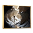 thumbnail image 2 of Designart "Canyon Shadows Of silence Woman" Canyon Floater Framed Canvas Art Print, 2 of 7