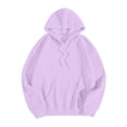 thumbnail image 7 of felwors Women's Sequin Angel Wing Graphic Oversized Pullover Hoodie Fleece Sparkly Sweatshirt Light Purple for Size XXXL, 7 of 7