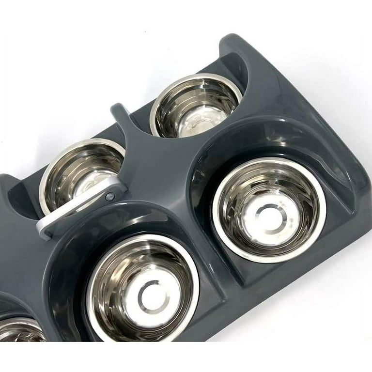 Puppy Feeding System 6 Litter Multiple Dog Bowl Feeder Puppy Feeder Station Weaning Dish Puppy s Feeding
