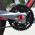thumbnail image 3 of Tapa de tornillo de manivela de placa de dientes de bicicleta de montaña cubierta de manivela MTB de aleación de aluminio M18, 3 of 7