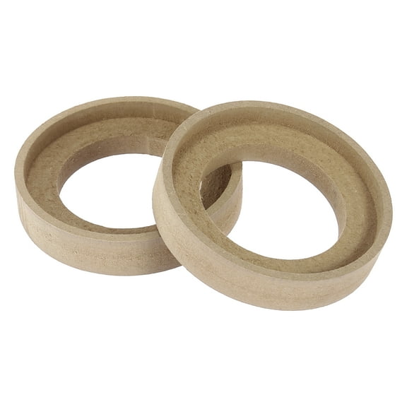 Pair 2.5 Inch Car Beige Speaker Ring Speaker Brackets Mounting Spacer Recess Bezel 60mm ID