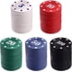 thumbnail image 1 of Juego de fichas de póquer de 100 piezas, fichas de casino para ruleta de póquer, contadores de conteo con fichas de juego de colores de valor, fichas de juego para aprendizaje de m, 1 of 5