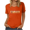 thumbnail image 1 of Blouse Femme Oktoberfest Col Rond Mode T-Shirt Été Imprimé Manches Courtes Pull T-Shirt Hauts Chemise, 1 of 4