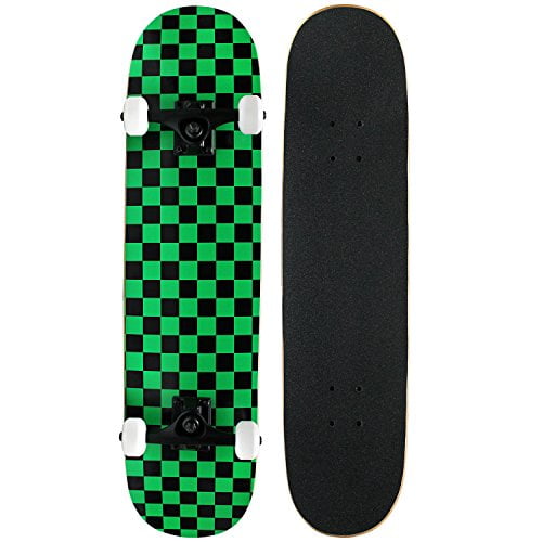 Krown Intro Skateboard, Green/Black