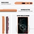 thumbnail image 5 of for Samsung Galaxy S23 Ultra Case, Thin Liquid Silicone Case,Shockproof,Slim Thin Phone Case for Samsung Galaxy S23 Ultra,Full Body Screen Camera Protective Cover-Orange 2-sam s23u-08, 5 of 13