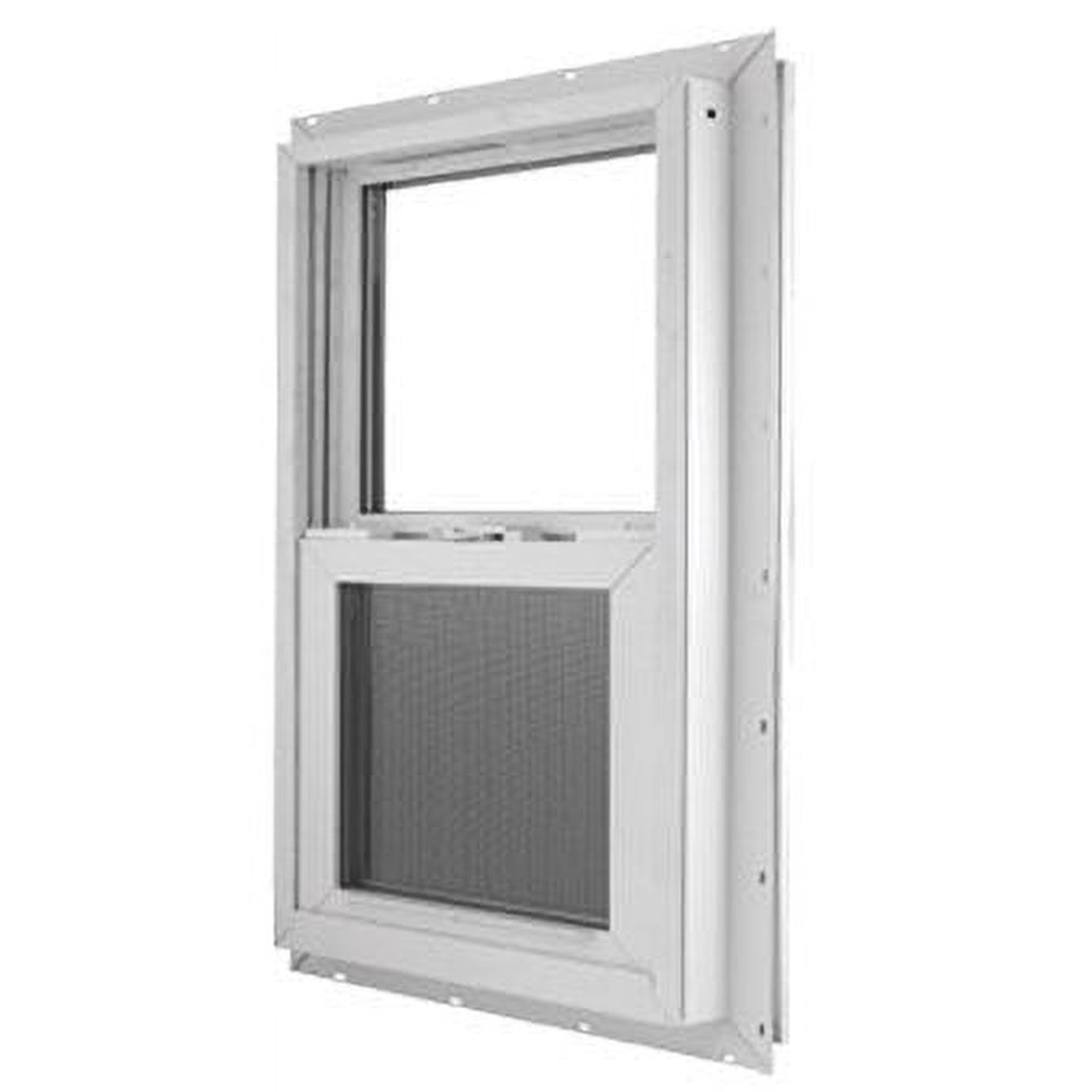 Mobile Home Insulated Vinyl Thermopane Lower Tilt Sash Screen Window, 14" x 21"