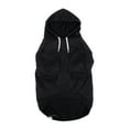 thumbnail image 3 of Oodles Cool Pup Club Bubble Hem Fall Dog Hoodie, Black, XS, 3 of 11