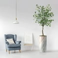 thumbnail image 3 of Artificial Tree in Modern Granite Effect Planter, Fake Eucalyptus Silk Tree for Indoor and Outdoor Home Decoration - 66" Overall Tall (Plant Pot Plus Tree), 3 of 5