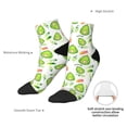 thumbnail image 4 of Goofa Kawaii Avocado Pattern Non Slip Socks with Grips for Elderly, Crew Socks Yoga Hospital Socks Cushioned Sole Gripper Socks for Men Women, 4 of 5