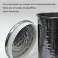 thumbnail image 3 of nu steel Set Of 4 Food storage Container Kitchen Hammered Canister with black nickel finish 1, 1.5, 2, & 4 Quart CA-BLK-S4, 3 of 4