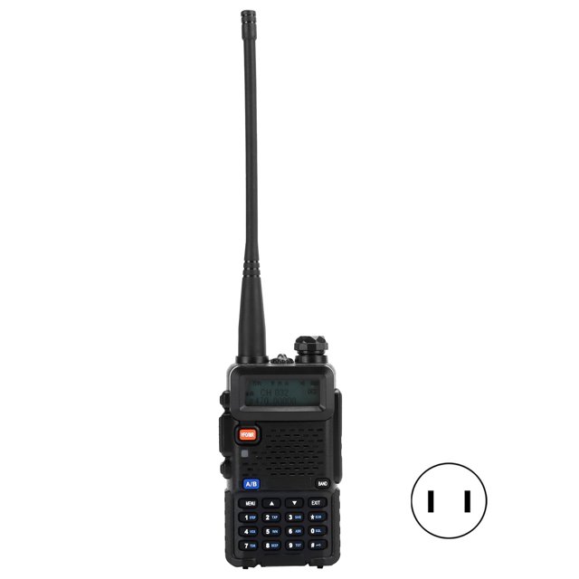 Walkie Talkie inalámbrico de largo alcance KD‑UV1 Walky Talky recargable de mano con enchufe de 100‑240VUS