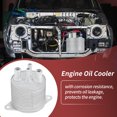 thumbnail image 2 of Unique Bargains Engine Oil Cooler No.31237AA100 for Subaru Ascent 2.4L 2019-2025 Transmission Oil Cooler Trans Cooler Aluminum Alloy Silver Tone 1 Pcs, 2 of 8
