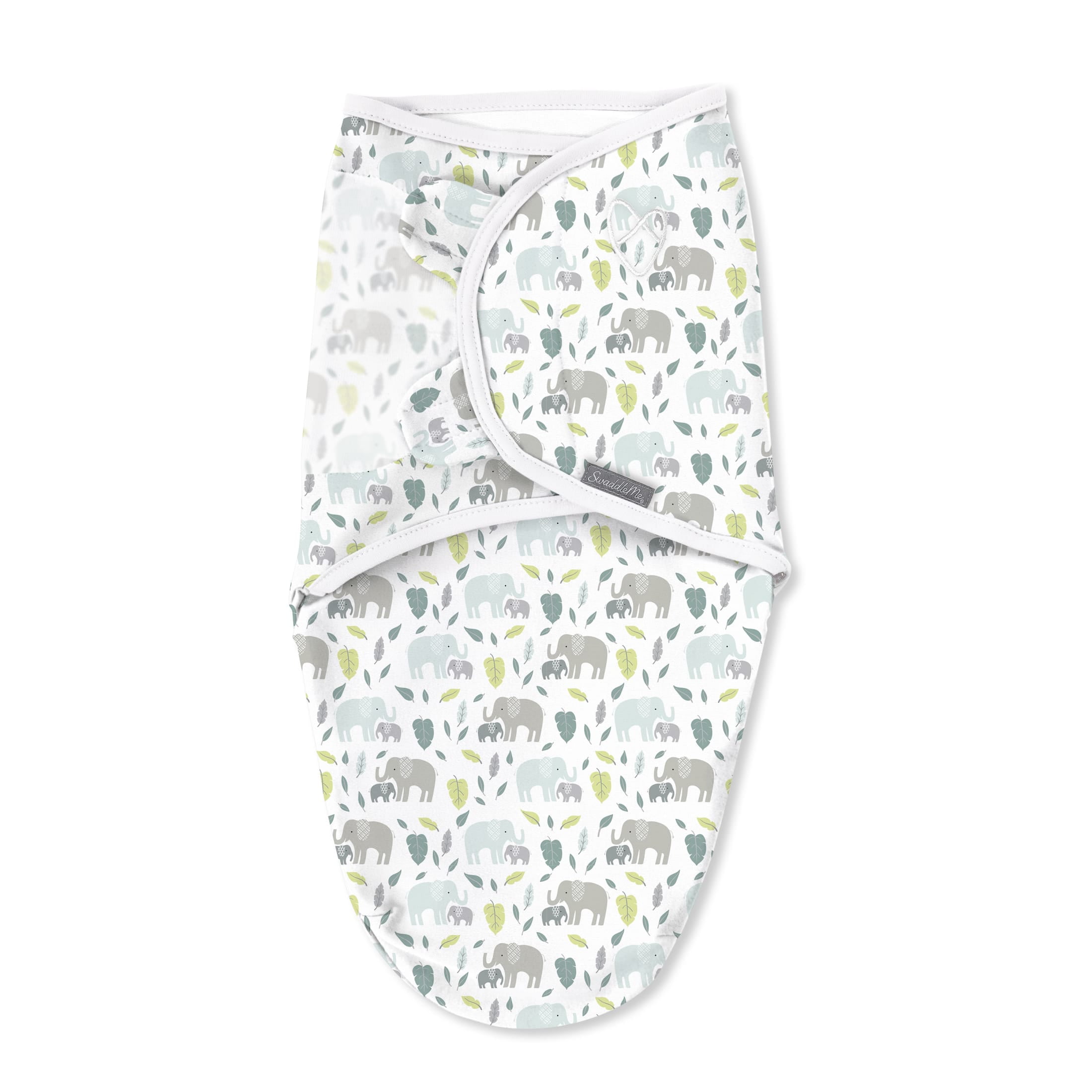 SwaddleMe by Ingenuity Comfort Pack Baby Swaddle Set, Size 0-3 Months, Pod, Original Swaddle, Night Sack, 3pk - Baby Elephant