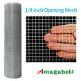 thumbnail image 4 of Amagabeli Hardware Cloth 48x50 1/4 inch Galvanized After Welding Square Chicken Wire Welded Fence Mesh Roll Raised Garden Bed Plant Supports Poultry Netting Cage Wire Snake Fence JW001, 4 of 7
