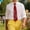 Red, variant on Tie for Unisex Metal Chain Accessories Adjustable Necktie for School Shirt Business Accessory Red One Size