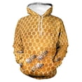 thumbnail image 5 of Sudadera con capucha con estampado de abejas en forma de panal para hombre, remeras con estampado de abejas en 3D, novedad en sudaderas con capucha, ropa de mujer, moda Harajuku y2k, 5 of 5