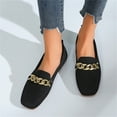 thumbnail image 4 of Loafers for Women Flats Shoes Penny Loafers Slip On Round Toe Work Flats Fashion Dress Shoes, 4 of 8
