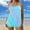 01 Blue2, variant on Weiqiqre High Waisted Bikini Sets Women Two Piece Tummy Control Bathing Suits with Boyshorts Swimwear