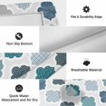 thumbnail image 5 of Bohemia Outdoor Rug 3x5 Ft, Non Slip Washable Area Rug, Vintage Moroccan Geometric Pattern Blue Green Gray Patio Rugs Carpet Runner, Large Floor Mat for Indoor/Outdoor Deck Porch Camping, 5 of 8