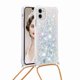 thumbnail image 1 of Funda FOXDOCK para iPhone 11 con Cuerda Ajustable, Brillo Líquido, Protección Antigolpes y Lente – Ideal para Regalo, 1 of 6