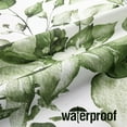 thumbnail image 6 of Olive Green Eucalyptus Shower Curtain, Watercolor Plant Leaves with Floral Bathroom Shower Curtain Set with Hooks, 72x72, 6 of 6