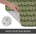 thumbnail image 6 of Pofeuu Green Snake Print Flannel Doormats Rug16"x24"Rug Washable Doormats Indoor Outdoor Rugs for Layered Front Door Mats, Porch, Kitchen, Entryway, 6 of 7