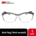 thumbnail image 3 of Gafas de seguridad 3M Nuvo Readers +2.0 dioptrías lente transparente gris, 3 of 4