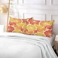 thumbnail image 5 of Coolnut Lemon Grapefruit Pillowcases, Soft and Cozy Decor Giftsative Pillow Cases with Hidden Zipper for Bedroom, Sofa, Couch, King Size 20x40 Inches（59）, 5 of 6