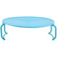 thumbnail image 1 of ZOUSSIQI Microwave Heating Tray, 23.5cm Round Stacker Plastic Multi-Functional Layered Steaming Rack Tray with Handle for Cooking Kitchen Accessories(Blue) CA919-60205, 1 of 9