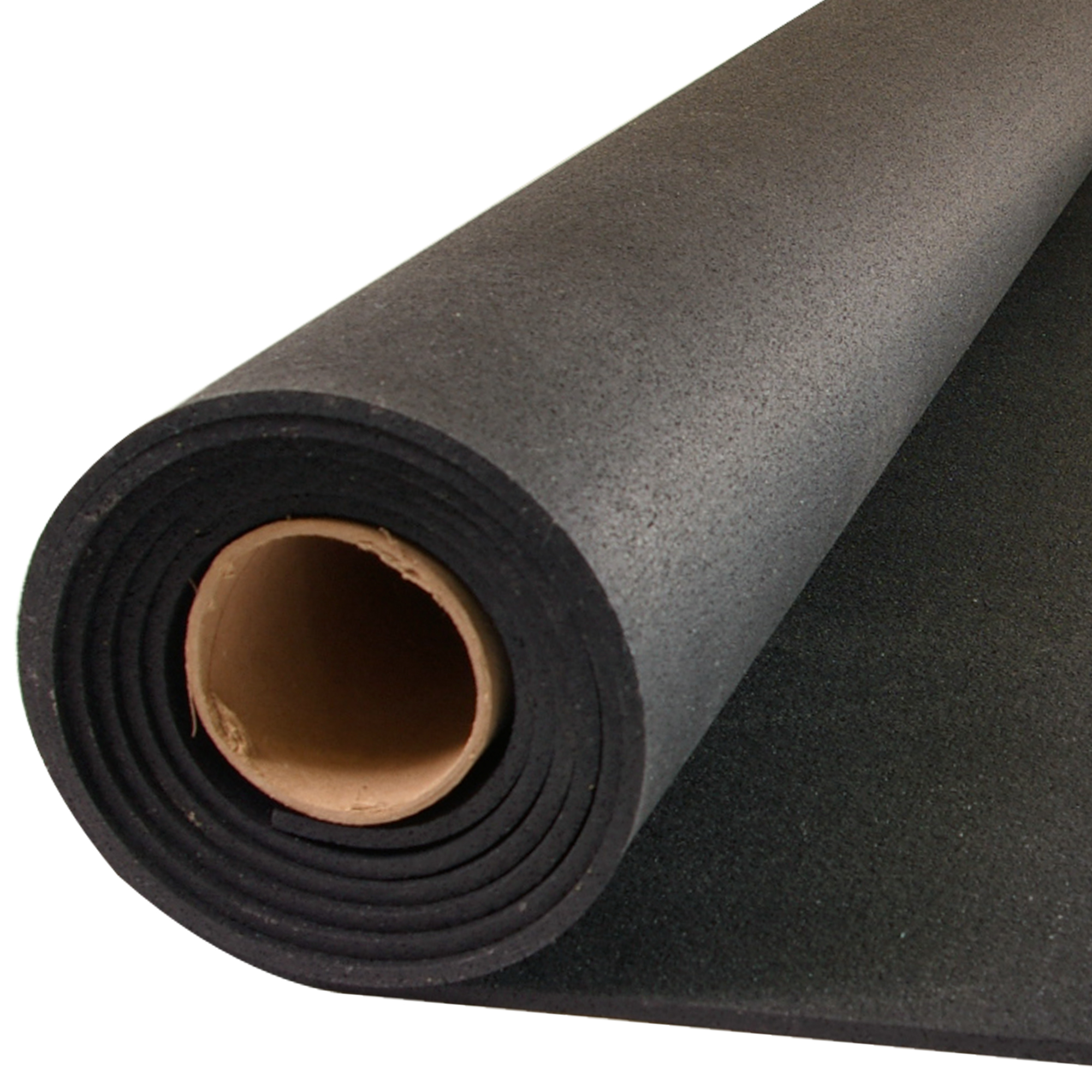 Greatmats Rubber Flooring Rolls 4x10 Ft X 1 4 Inch Black Walmart Com