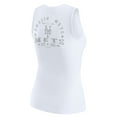 thumbnail image 3 of Women's WEAR by Erin Andrews White New York Mets Rib-Knit Henley Tank Top, 3 of 5
