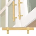 thumbnail image 4 of Poignées de Tiroir, Poignée d'Armoire en Acier Inoxydable de Remplacement Doré pour Porte pour Garde-Robe pour Cuisine Distance des Trous 160mm, 4 of 8