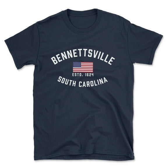 Bennettsville South Carolina Patriot Men's Cotton T-Shirt