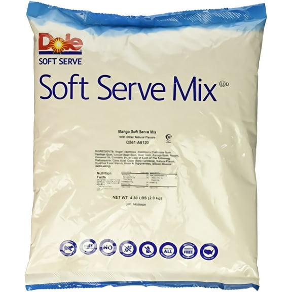 Dole Soft Serve Mix, Mango, 4.75 Pound