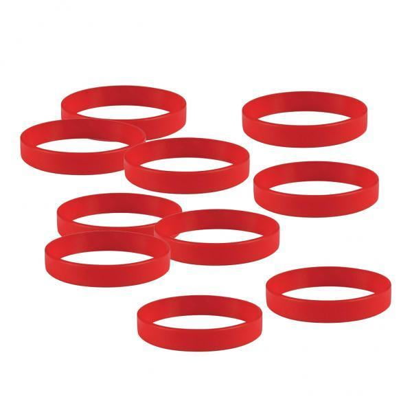 2x 10 piezas de de silicona ajustable, s de goma, joyería deportiva, joyería para Fernando Pulsera de silicona
