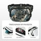 thumbnail image 5 of Fotbe Astronaut Soccer Field Cangurera Cuadrada con Estampado de Doble Capa, Bolsa de Cintura Ajustable Mini para Hombres y Mujeres, 5 of 9