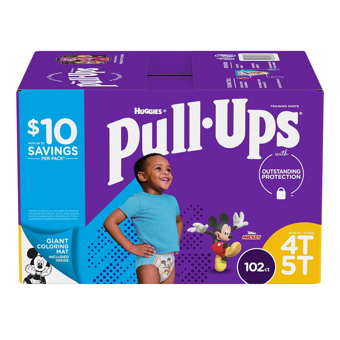 Huggies Pull-Ups Male Training Pants 4T - 5T, 102 Count - Walmart.com